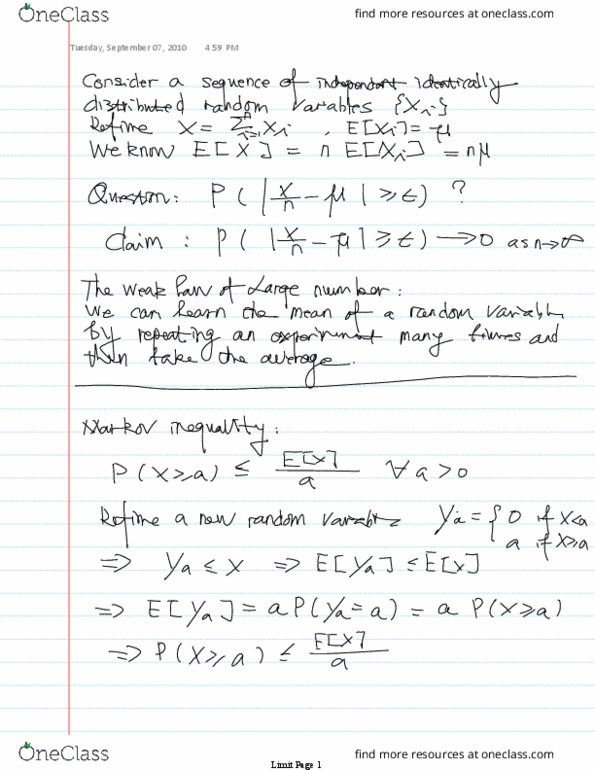 EEE 350 Lecture 12: Law of Large Numbers thumbnail