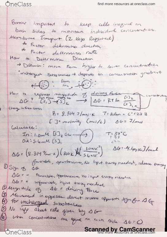 BIOS-3354 Lecture 2: Bios3354 Chapter 4 Cell Membrane Transport thumbnail