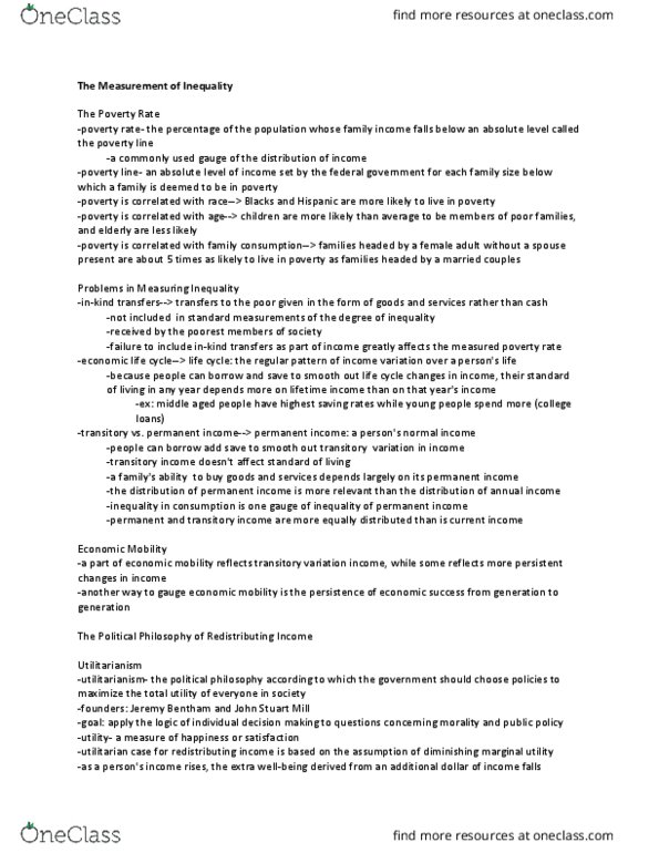 ECO 101 Chapter Notes - Chapter 20: Minimax, Negative Income Tax, Earned Income Tax Credit thumbnail