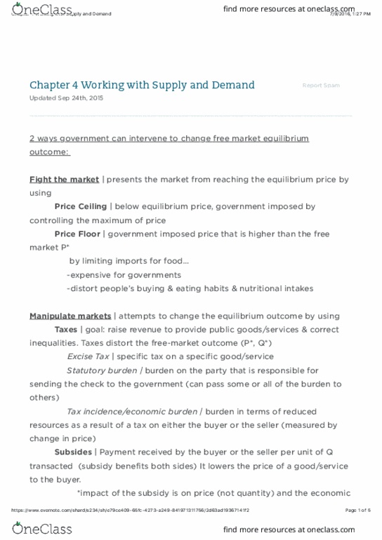 ECON-UA 2 Lecture Notes - Lecture 3: Tax Wedge, Evernote, Demand Curve thumbnail