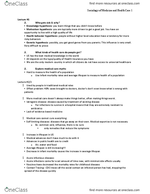 01:920:210 Lecture Notes - Lecture 1: Gene Therapy, Utilization Management, Health Care thumbnail