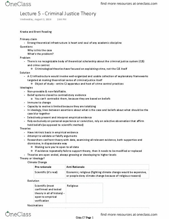 CRM/LAW C7 Lecture Notes - Lecture 5: Water Cycle, Food Chain thumbnail