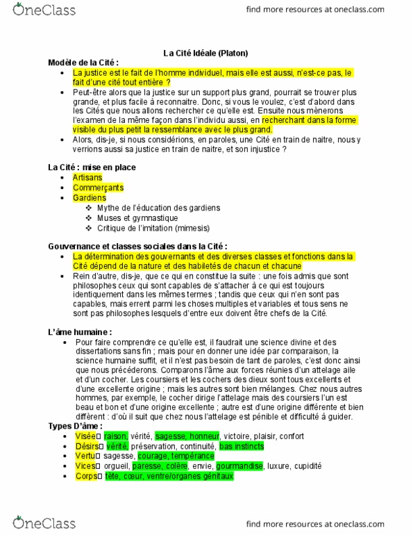 PHI 2574 Chapter Notes - Chapter 8: Dune, Mise En Place, La Nature thumbnail