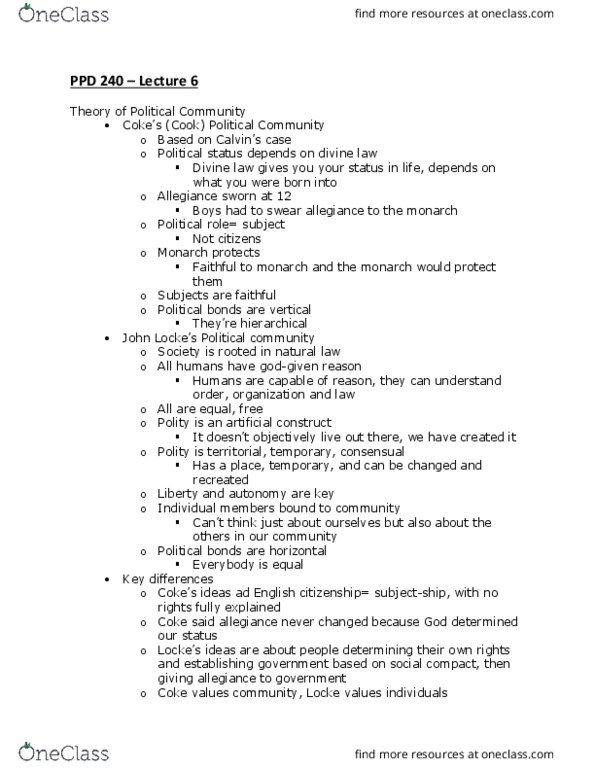 PPD 240g Lecture Notes - Lecture 6: Adam Yahiye Gadahn, Terry Nichols, Jus Soli thumbnail