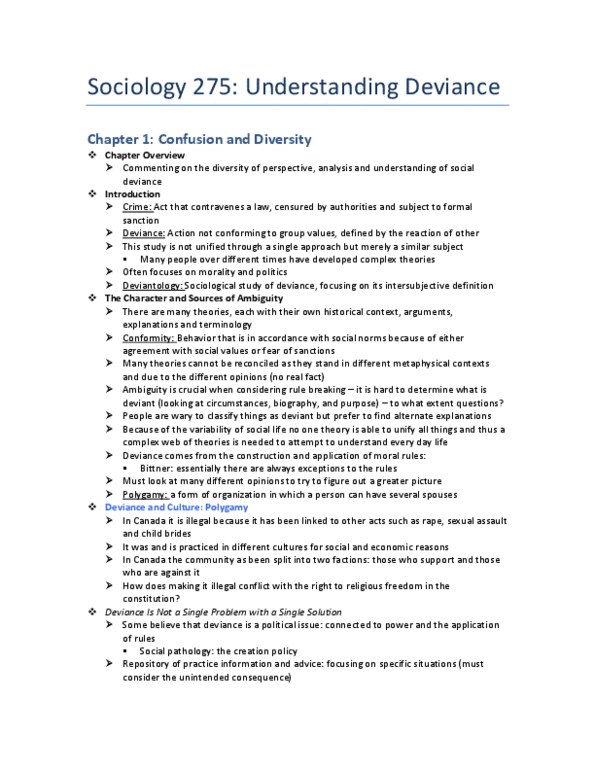 SOCY 275 Lecture Notes - Unintended Consequences, Social Theory, Critical Criminology thumbnail