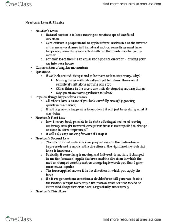 PHYS 183 Lecture Notes - Lecture 4: Circular Motion thumbnail