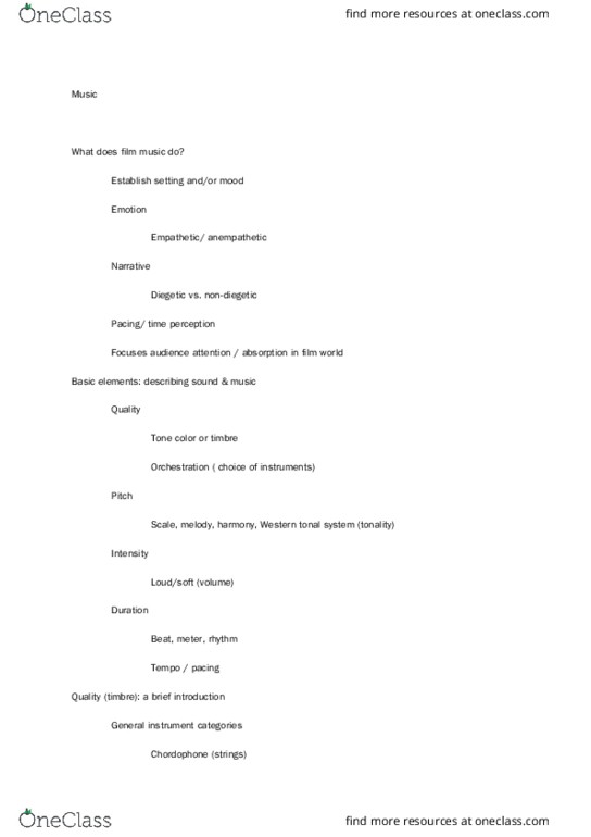 MUSI 442 Lecture Notes - Lecture 14: Whole Tone Scale, Pentatonic Scale, General Instrument thumbnail