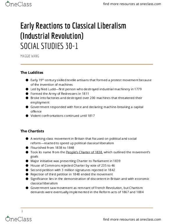 ENGL 100 Chapter Notes - Chapter 1: Proletariat, The Communist Manifesto, Friedrich Engels thumbnail