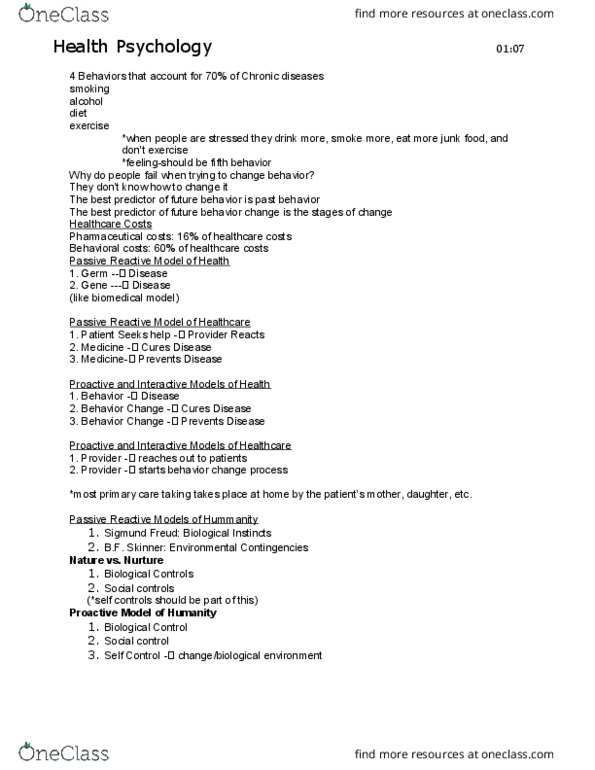 PSY 255 Lecture Notes - Lecture 1: Junk Food, Sigmund Freud, Social Control thumbnail