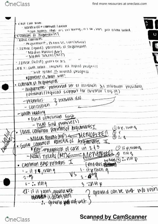 PHIL 164 Lecture 1: arguments foundation lecture 1 part 3 thumbnail