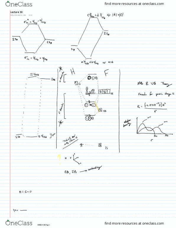 CHEM 1910H Lecture 30: Lecture 30 thumbnail