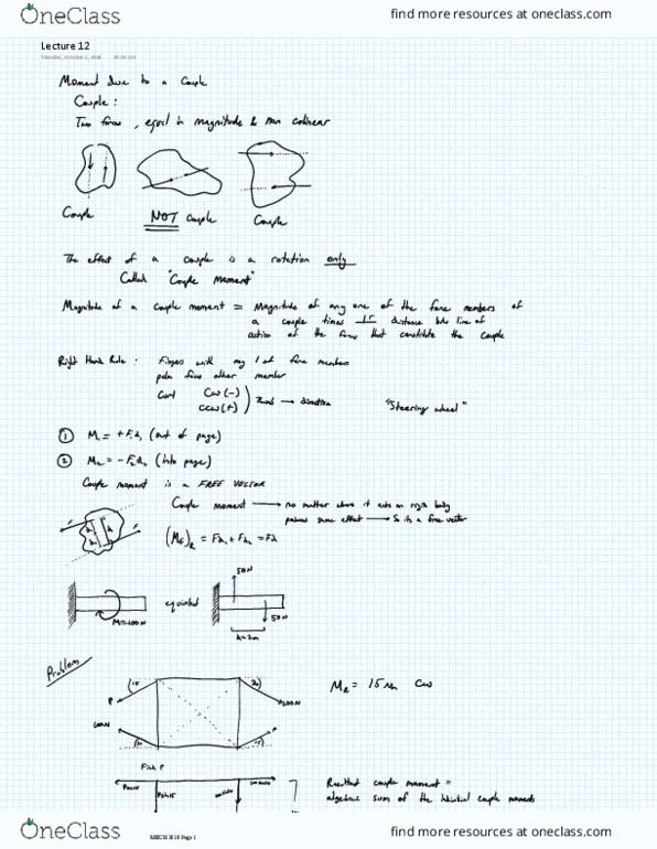 MECHENG 2010 Lecture 12: Lecture 12 thumbnail