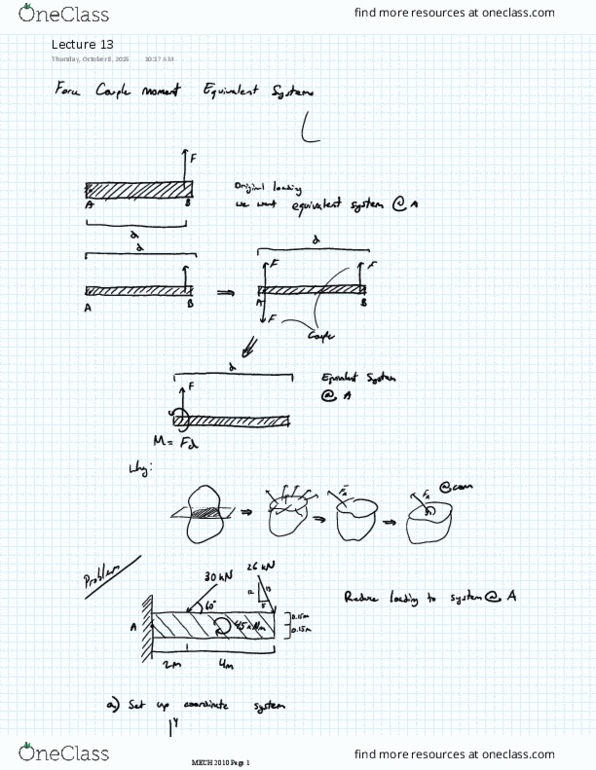 MECHENG 2010 Lecture 13: Lecture 13 thumbnail