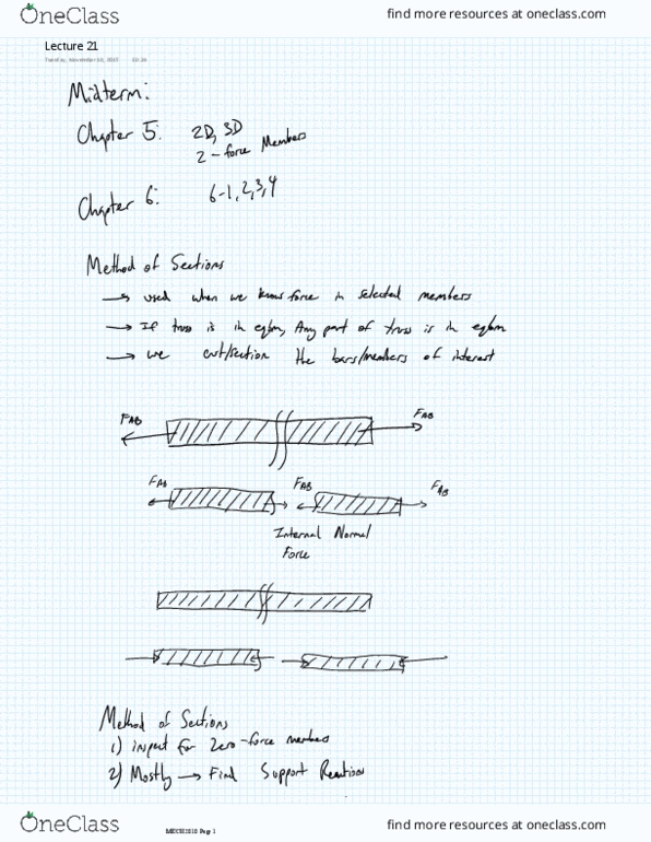 MECHENG 2010 Lecture 21: Lecture 21 thumbnail