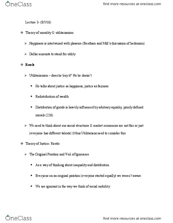 CRM/LAW C10 Lecture Notes - Lecture 3: Distributive Justice, Social Inequality thumbnail