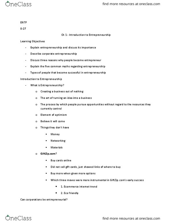 ENTP 3301 Lecture Notes - Lecture 11: Virgin Group, Runkeeper, Patientslikeme thumbnail