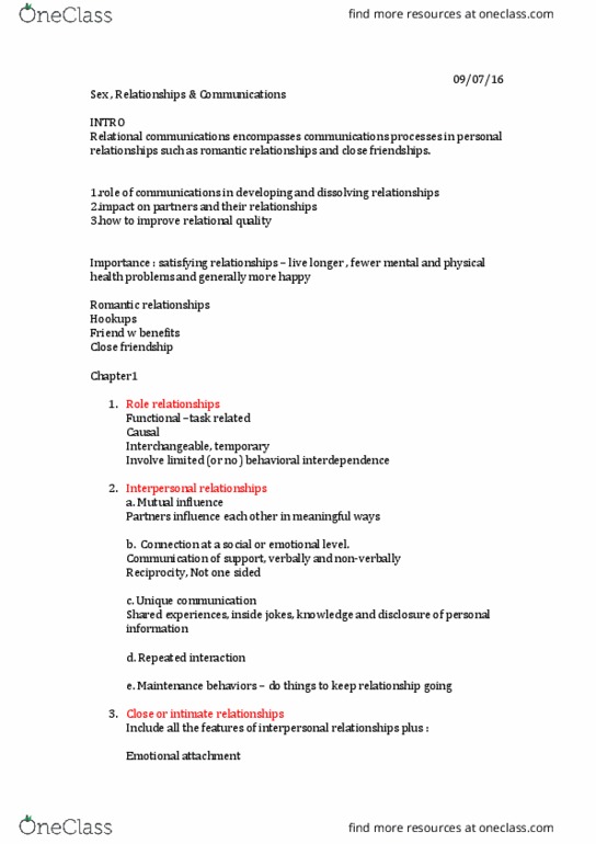 COMM 1131 Lecture Notes - Lecture 1: Interpersonal Communication, Kinesics, Proxemics thumbnail