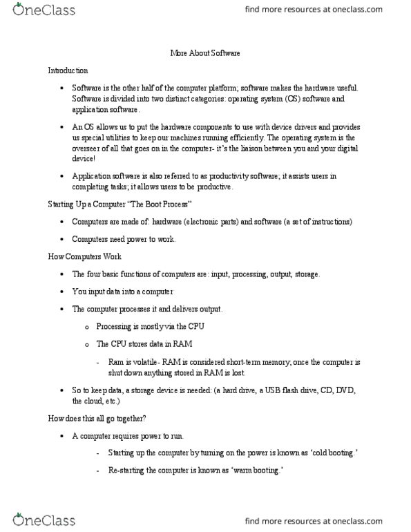 IT 2101 Lecture Notes - Lecture 7: Usb Flash Drive, Hard Disk Drive, Computer Hardware thumbnail