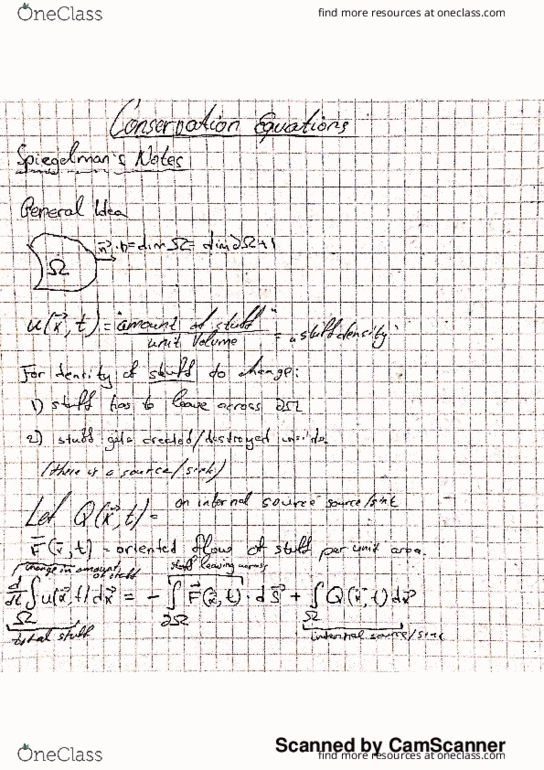 APM346H1 Lecture 6: Conservation equations thumbnail