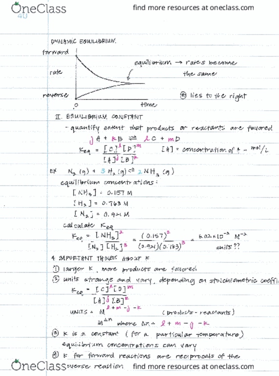 CHEM 1A Lecture Notes - Lecture 14: Equilibrium Constant, Ethiopian Aristocratic And Court Titles thumbnail