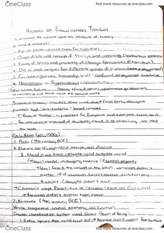 ANTHRO 1 Lecture Notes - Lecture 2: Carl Linnaeus, Bes, Metar thumbnail