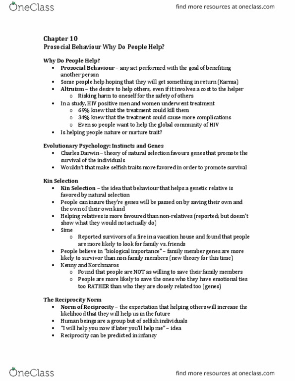 PSYC 2120 Chapter Notes - Chapter 10: Normative Social Influence, Situation Two, Determinant thumbnail