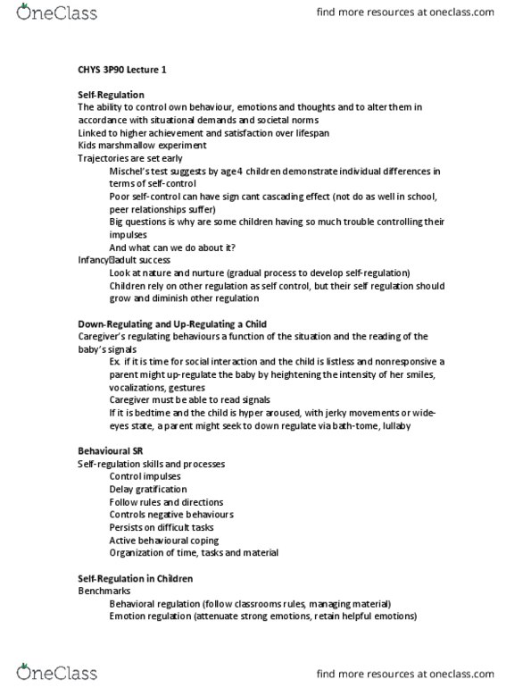 CHYS 3P90 Lecture Notes - Lecture 1: Jerky thumbnail