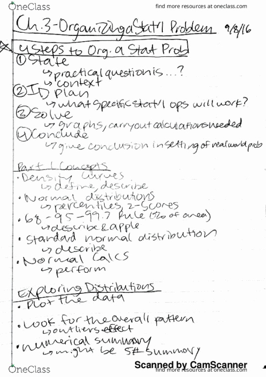 COMM 201 Lecture 6: COMM 201 Lec 6 Organizing a Stat'l Problem, etc. thumbnail