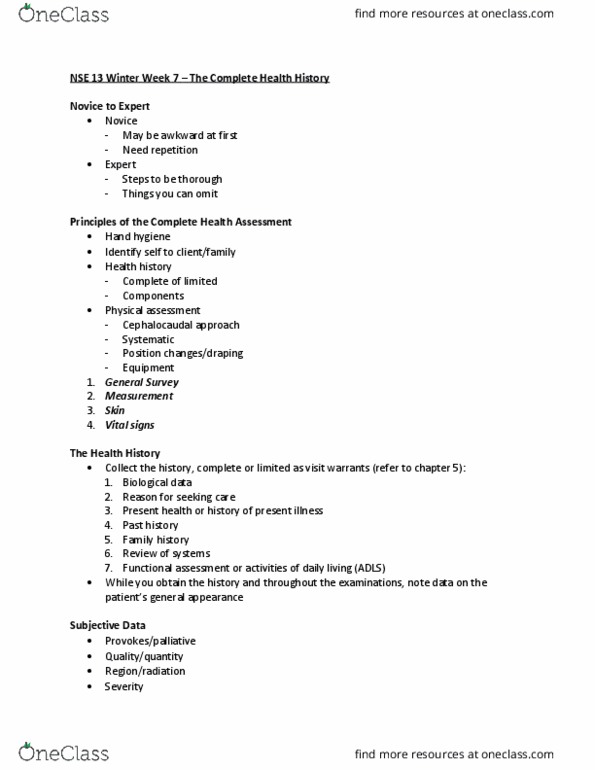 NSE 13A/B Lecture Notes - Lecture 7: Snellen Chart, Oral Mucosa, Temporomandibular Joint thumbnail