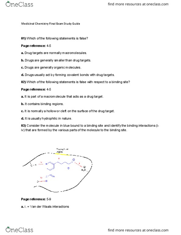 BPS 313 Lecture Notes - Lecture 50: Lactam, Covalent Bond, Ketone thumbnail