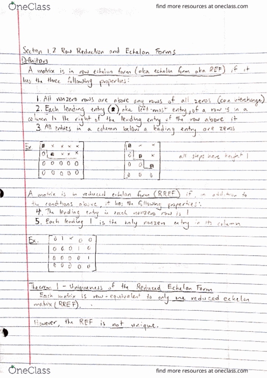 MATH 2210Q Lecture Notes - Lecture 2: Anito, Gaussian Elimination, Pirkei Avot thumbnail