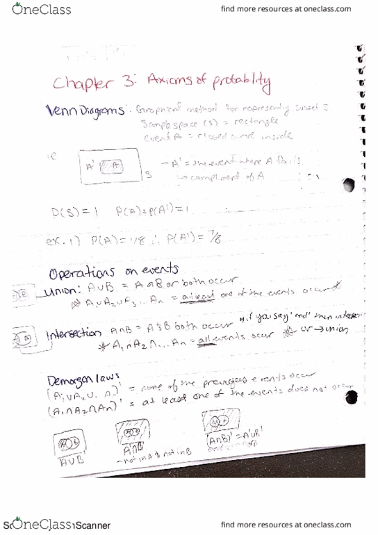 MAT 2379 Lecture 3: MAT2379 Lecture 3: Lecture 3: Axioms of probability thumbnail