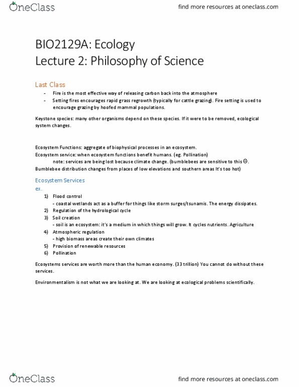 BIO 2129 Lecture 2: BIO2129 Lecture 2: Lecture 2: philosophy of science thumbnail
