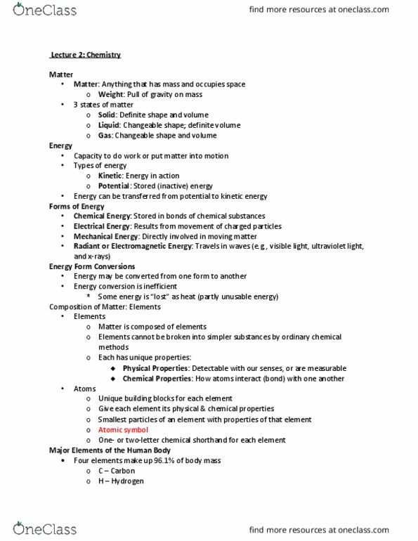 HAN 200 Lecture Notes - Lecture 2: Particle Size, Bicarbonate, Calcium Phosphate thumbnail