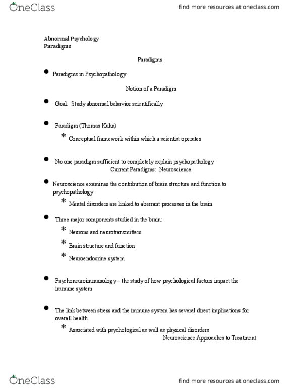 PSCH 270 Lecture Notes - Lecture 1: Animal Magnetism, Anxiolytic, Reductionism thumbnail