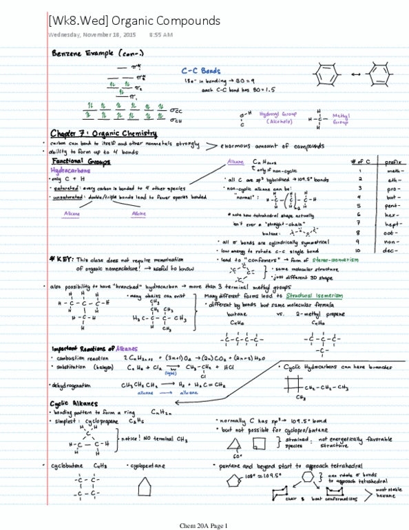 CHEM 20A Lecture 23: [Wk8.Wed] Organic Compounds thumbnail