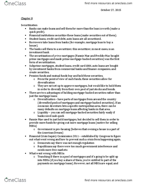 AS.180.261 Lecture Notes - Lecture 10: Stafford Loan, Small Business Administration, Community Reinvestment Act thumbnail
