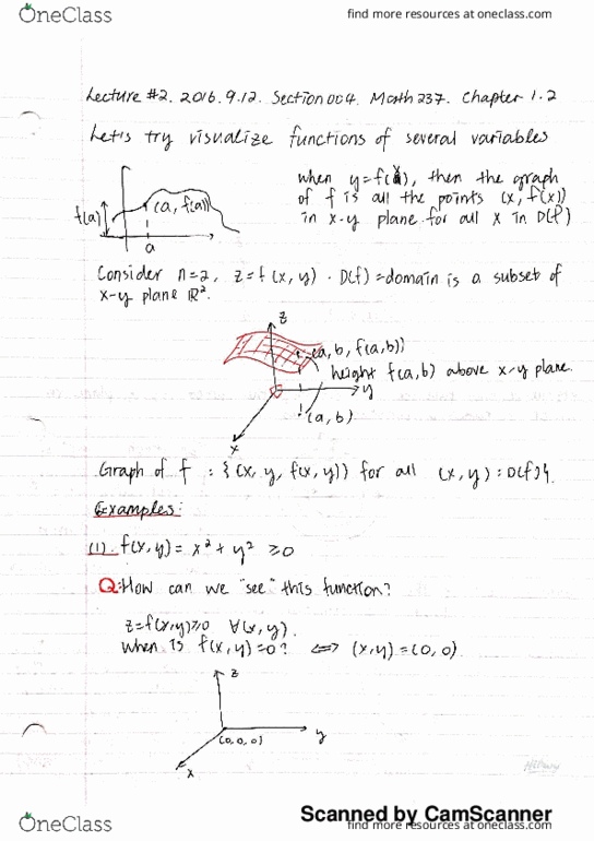 MATH237 Lecture 2: MATH237 LECTURE NOTE 2 thumbnail