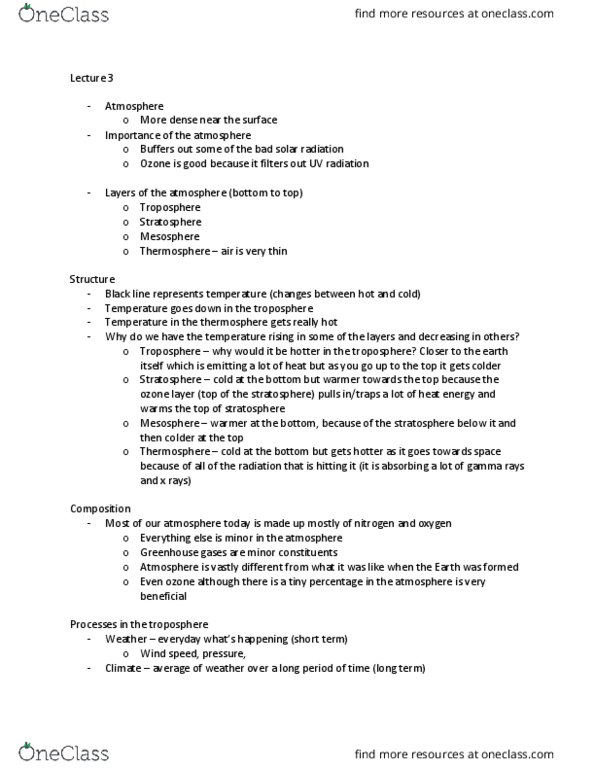 ESS205H1 Lecture 3: 3 - Atmosphere and Hydrosphere thumbnail