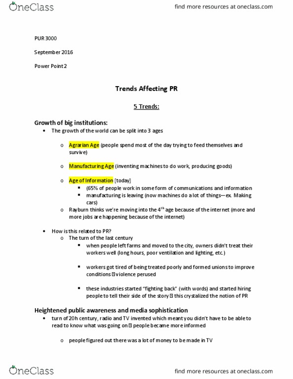 PUR-3000 Lecture Notes - Lecture 3: Microsoft Powerpoint thumbnail