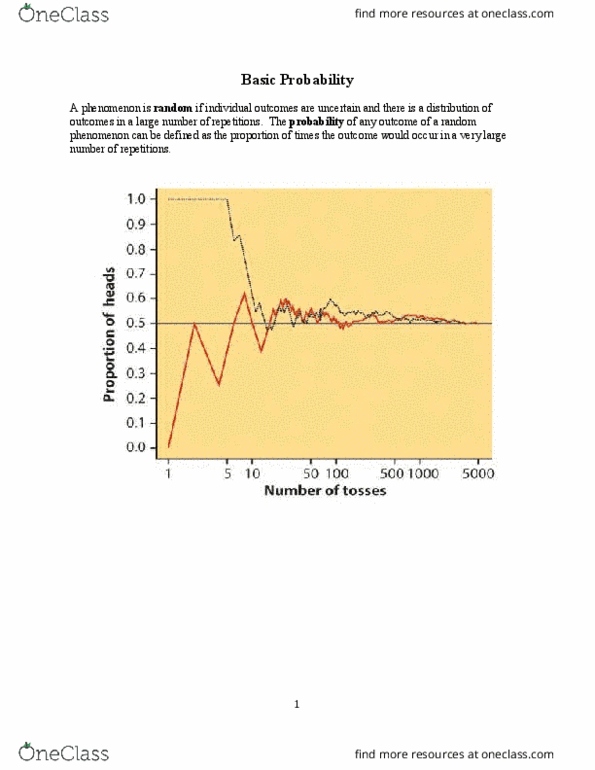 MGCR 271 Lecture Notes - Lecture 3: Random Variable, Contingency Table, Statistical Hypothesis Testing thumbnail