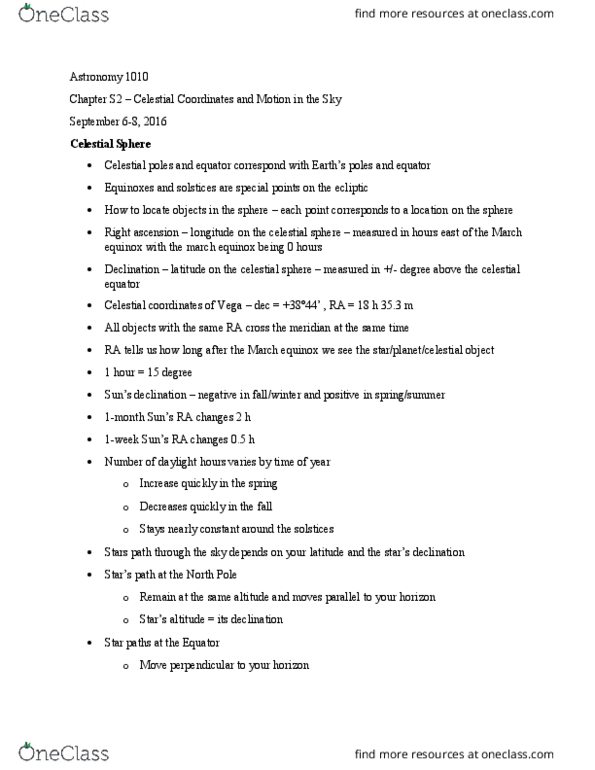 ASTR-1010 Lecture Notes - Lecture 4: Antarctic Circle, Solar Time, Hour Angle thumbnail