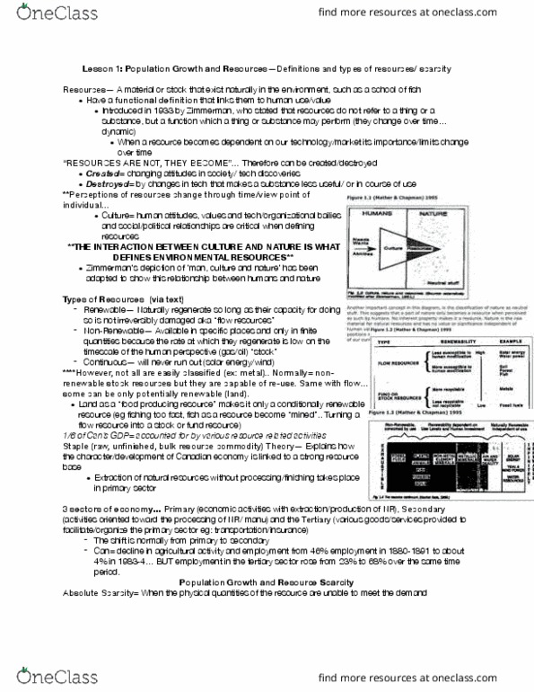 ES290 Lecture Notes - Lecture 1: Thomas Robert Malthus, Tertiary Sector Of The Economy, Fish Stock thumbnail