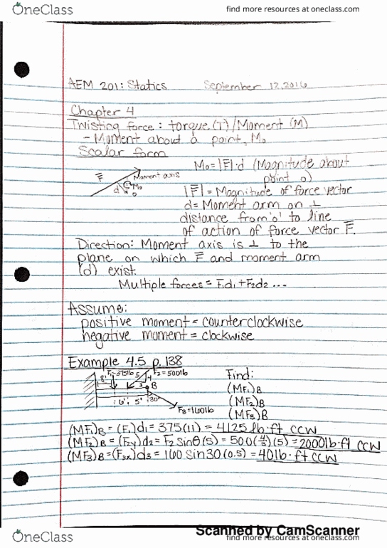 AEM 201 Lecture 10: Statics September 12 thumbnail