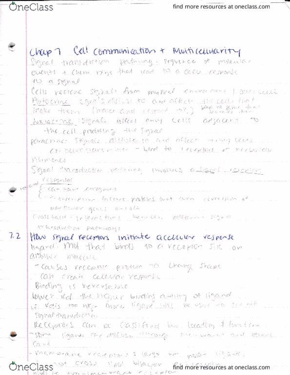 BIOL 1411 Chapter Notes - Chapter 7: Uch, Iio, Rtq thumbnail