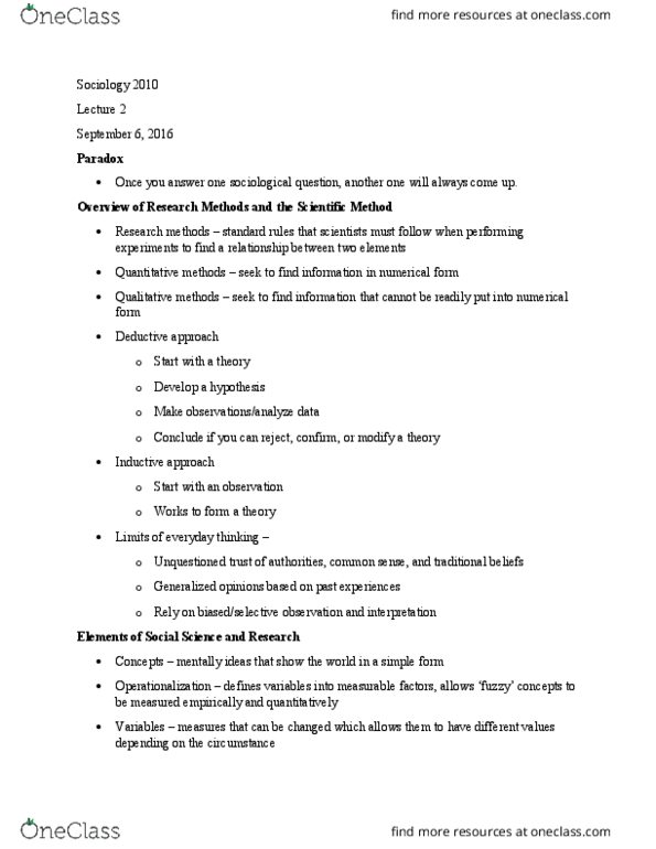 SOC-2010 Lecture Notes - Lecture 2: Participant Observation, Informed Consent, Content Analysis thumbnail