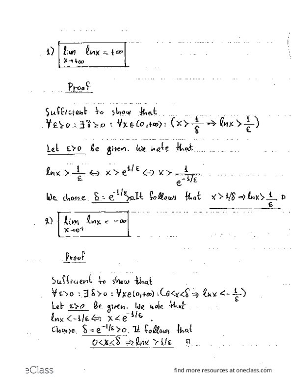 MATH 4041 Lecture 25: Proof Natural Log thumbnail