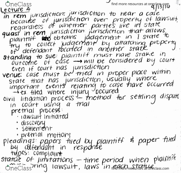 ACCT352 Lecture Notes - Lecture 4: Service Of Process thumbnail