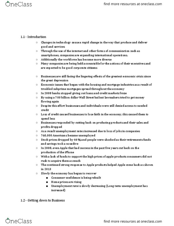 INTB 1202 Chapter Notes - Chapter 1: Emergency Economic Stabilization Act Of 2008, List Of Black Mirror Episodes, Consumer Confidence thumbnail