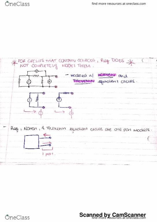 ECE 109 Lecture 9: Chapter 4 Norton and Thevenin thumbnail